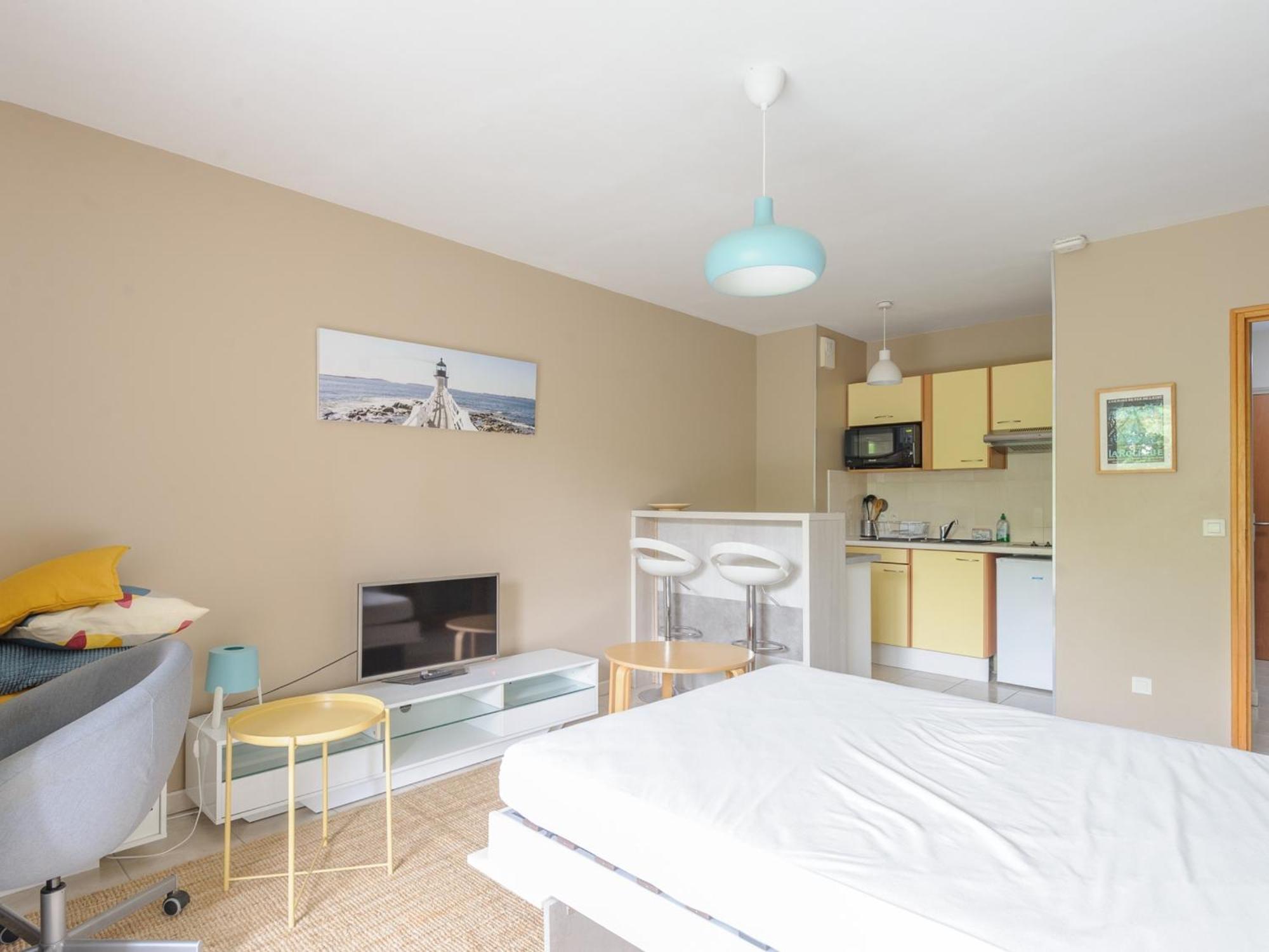 Studio Ensoleille Au Bord De Mer Avec Balcon Et Parking, Proche Centre Et Plage - La Rochelle - Fr-1-535-51 ภายนอก รูปภาพ